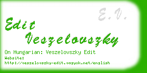 edit veszelovszky business card